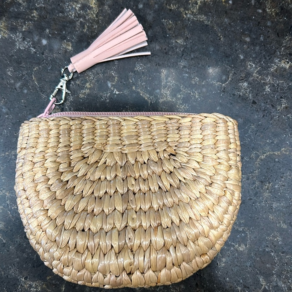 Sea & Grass coastal mini bag summer straw bag. Like new used once